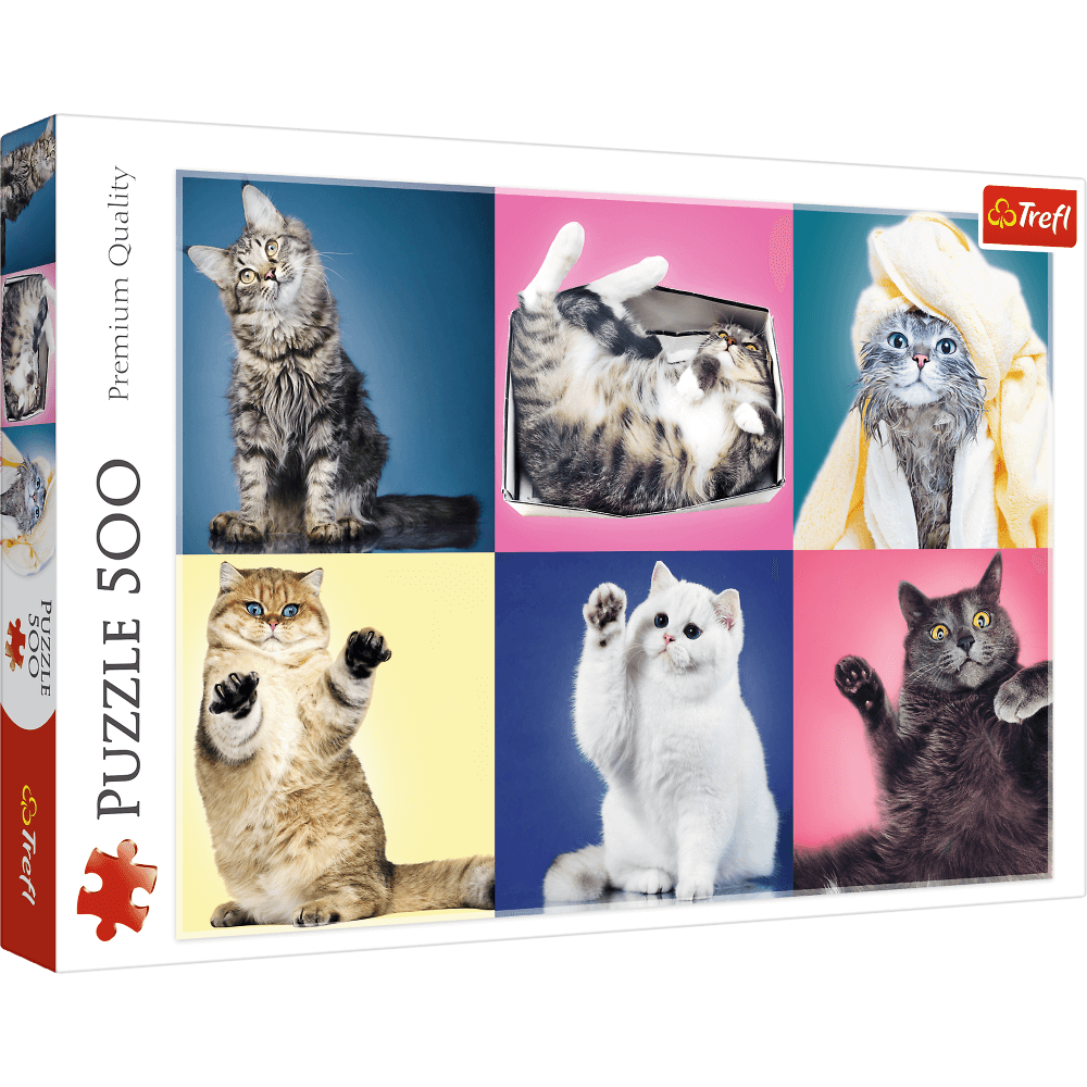 Trefl Puzzle 500 Teile - Katzen - von Trefl