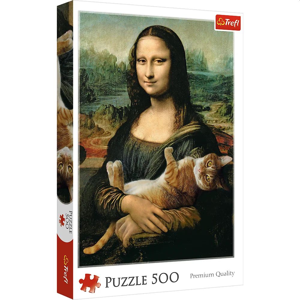 Trefl Puzzle 500 Teile - Mona Lisa und Katze - von Trefl
