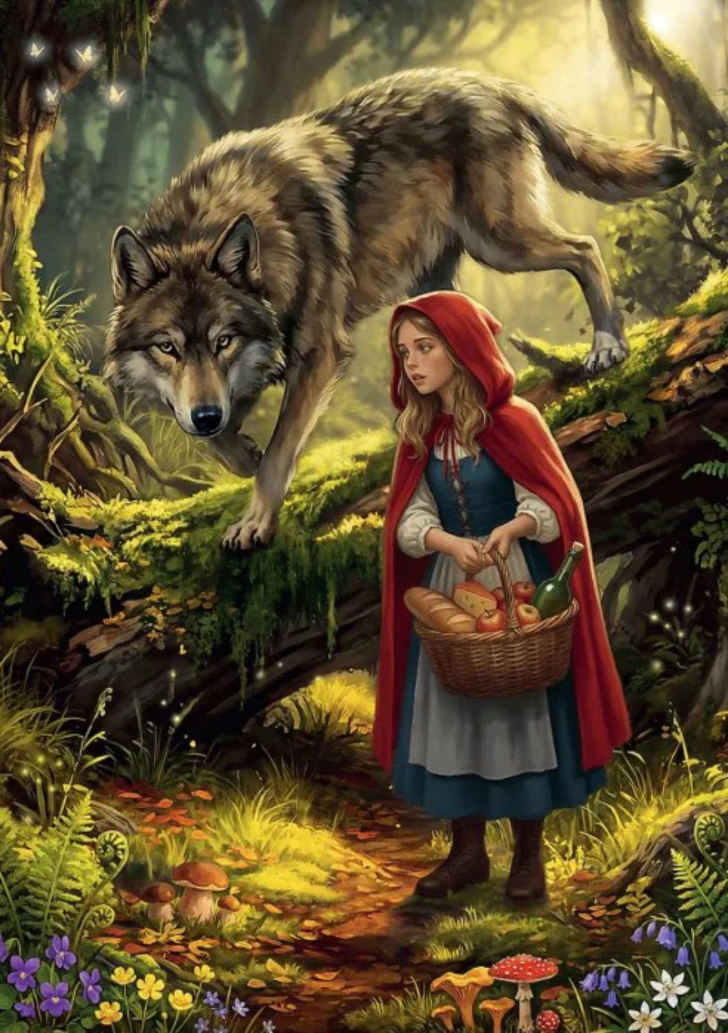 Trefl Puzzle 500 Teile - Rotkäppchen und der böse Wolf - Trefl Puzzle 500 Teile - Rotkäppchen und der böse Wolf - von Trefl