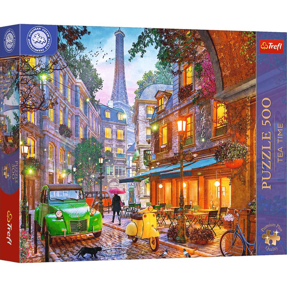 Trefl Puzzle 500 Teile - Tea Time:  Café in Paris (Premium Plus) - von Trefl
