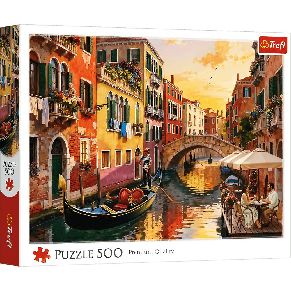 Trefl Puzzle 500 Teile - Venedig bei Sonnenuntergang - von Trefl