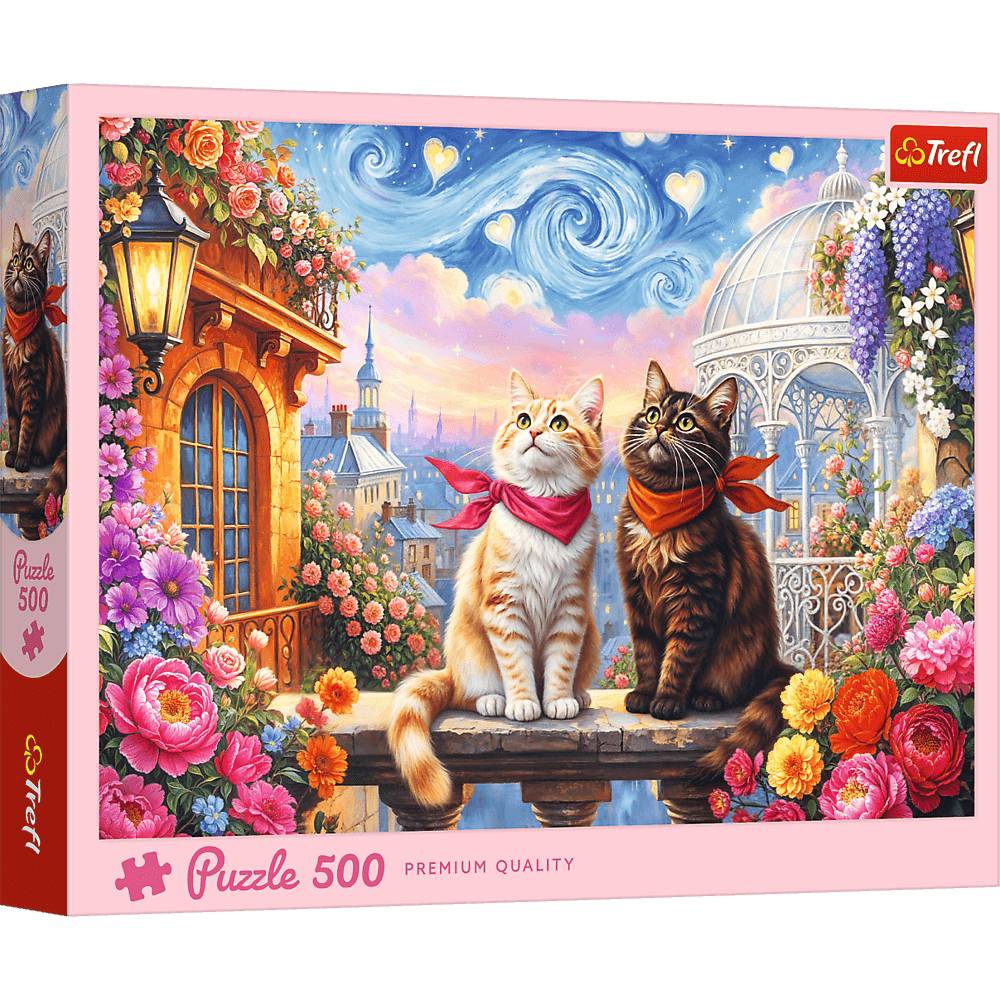 Trefl Puzzle 500 Teile - Verliebte Kätzchen - von Trefl