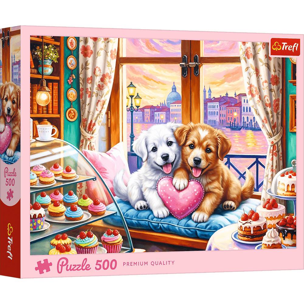 Trefl Puzzle 500 Teile - Welpenliebe - von Trefl