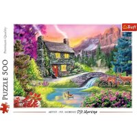 Trefl - Puzzle - Bergidylle, 500 Teile Trefl - Puzzle - Bergidylle, 500 Teile von Trefl