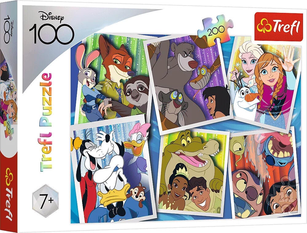 Trefl Puzzle Disney Heroes 100-jähriges Jubiläum 200 Teile von Trefl