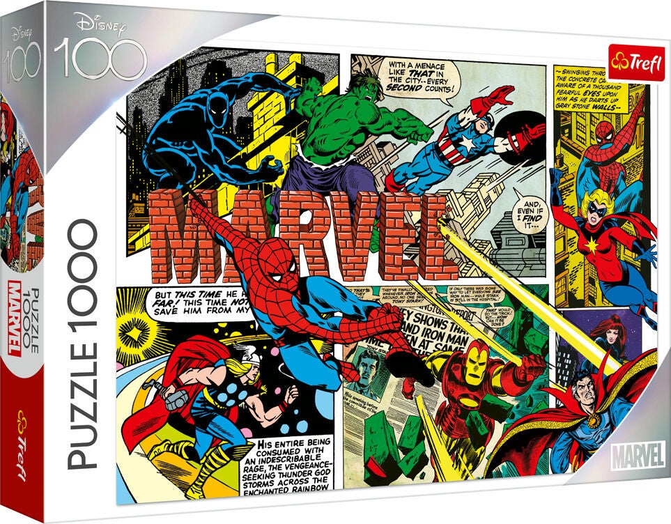 Trefl Puzzle Marvel the Undefeated Avengers 1000 Teile von Marvel Avengers