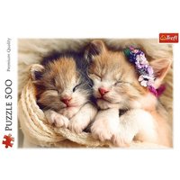 Trefl - Puzzle - Schlafende Katzen, 500 Teile von Trefl
