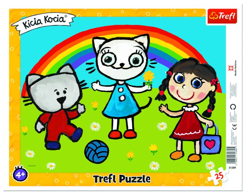 Trefl Rahmenpuzzle - Kittykit 25 Teile Puzzle Trefl-31389 von Trefl