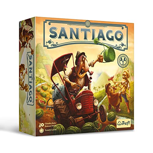 Trefl - Santiago - Family Brettspiel, Neuauflage 2022, Werden Plantier, Bauen, Verhandeln, Verdienen, Strategiespiel Für Erwachsene und Kinder ab 10 Jahren Trefl - Santiago - Family Brettspiel, Neuauflage 2022, Werden Plantier, Bauen, Verhandeln, Verdienen, Strategiespiel Für Erwachsene und Kinder ab 10 Jahren von Trefl