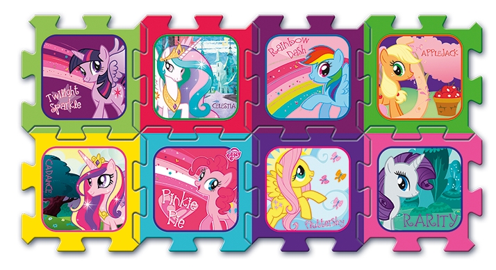 Trefl Schaumstoffpuzzle - Mein kleines Pony 8 Teile Puzzle Trefl-60397 von Trefl