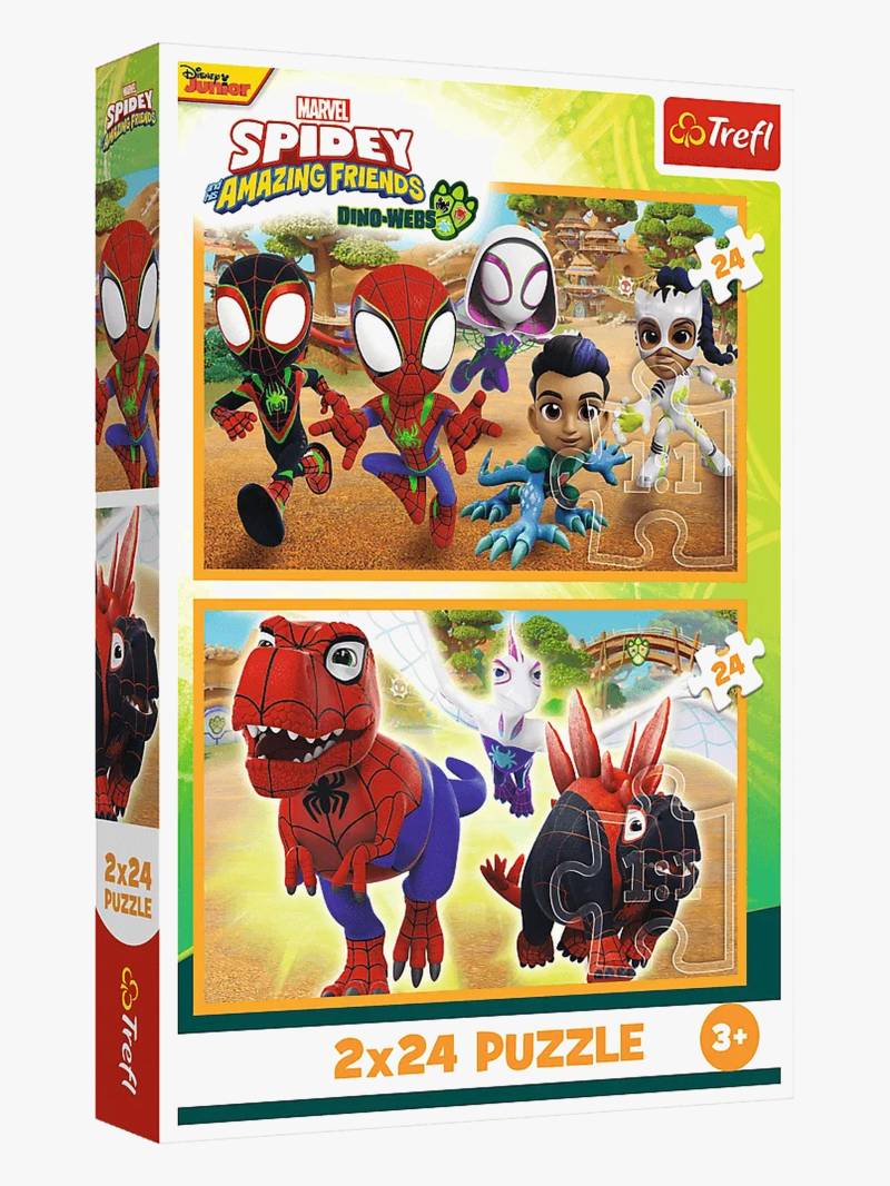 Trefl Spidey & Dinosaurs Puzzles 2x24 Teile Trefl Spidey & Dinosaurs Puzzles 2x24 Teile von Trefl