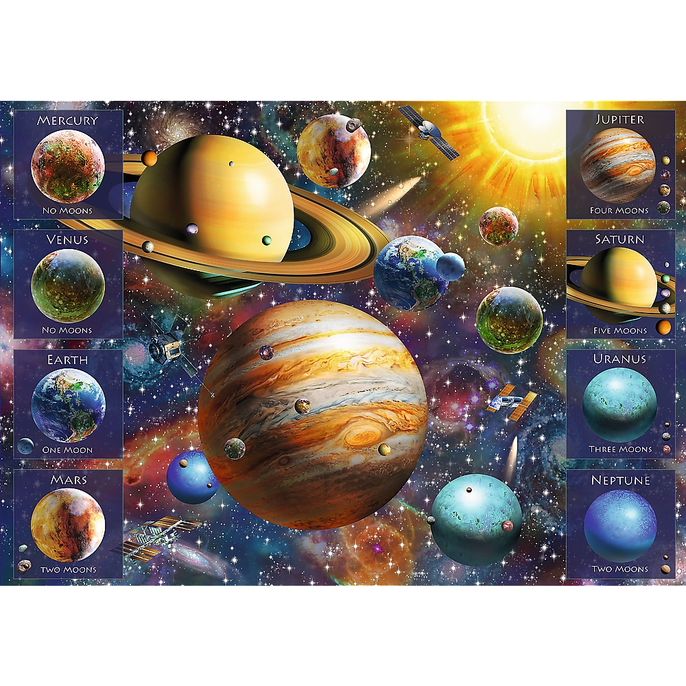 Trefl Spiral Puzzle - Solar system 1040 Teile Puzzle Trefl-40013 von Trefl