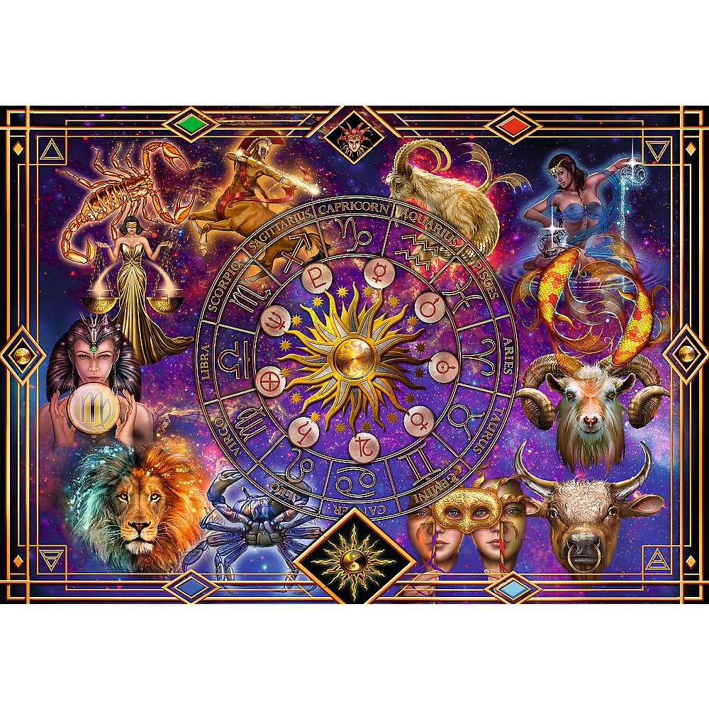 Trefl Spiral Puzzle - Zodiac signs 1040 Teile Puzzle Trefl-40015 Trefl Spiral Puzzle - Zodiac signs 1040 Teile Puzzle Trefl-40015 von Trefl