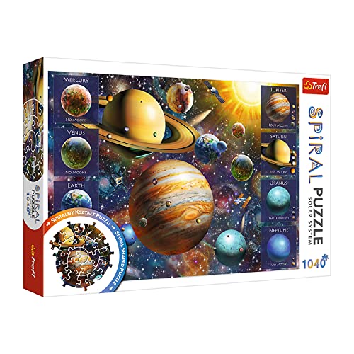 Spiral Puzzle Solar System (Puzzle): Sonnensystem. Panoramapuzzle Spiral Puzzle Solar System (Puzzle): Sonnensystem. Panoramapuzzle von Trefl