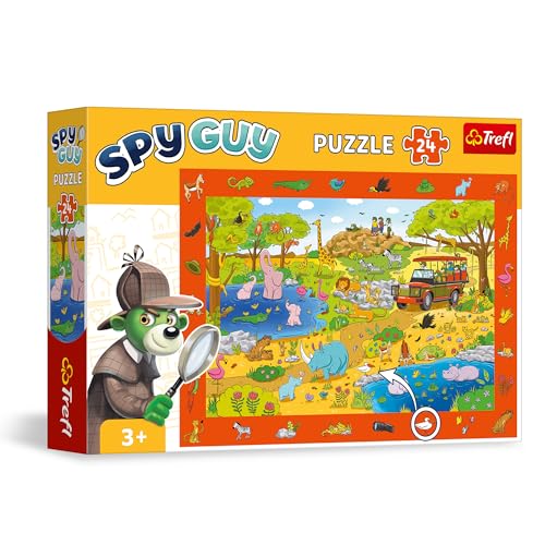 Observation/Beobachtungs Puzzle 24 - Spy Guy Safari von Trefl