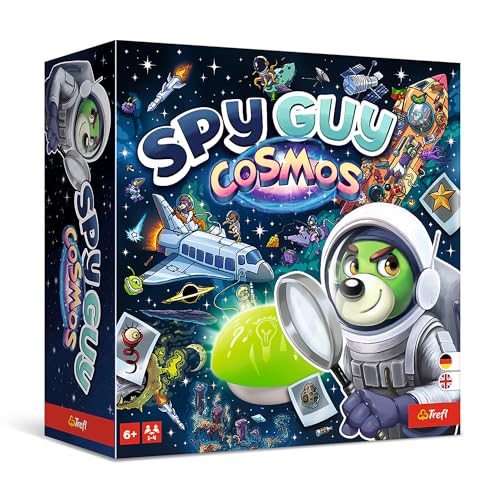Trefl – Spy Guy Cosmos – Kooperatives Beobachtungsspiel, elektronische Spieluhr, 17-teiliges Spielbrett, Familienbrettspiel für Erwachsene und Kinder ab 6 Jahren Trefl – Spy Guy Cosmos – Kooperatives Beobachtungsspiel, elektronische Spieluhr, 17-teiliges Spielbrett, Familienbrettspiel für Erwachsene und Kinder ab 6 Jahren von Trefl