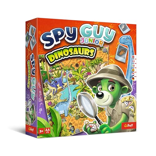 Trefl - Spy Guy Junior Dinosaurs - Kooperatives Detektivspiel für die Kleinsten, Suchen Sie Beweise und Fassen Sie den Schurken, Lernen Sie Dinosaurier kennen, für Kinder ab 3 Jahren Trefl - Spy Guy Junior Dinosaurs - Kooperatives Detektivspiel für die Kleinsten, Suchen Sie Beweise und Fassen Sie den Schurken, Lernen Sie Dinosaurier kennen, für Kinder ab 3 Jahren von Trefl