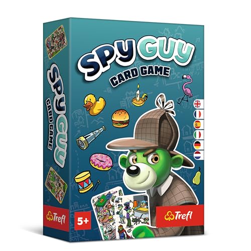 Trefl - Spy Guy Kartenspiel - Kooperatives Beobachtungsspiel, Familientaschenspiel, Spurensuche, für Erwachsene und Kinder ab 5 Jahren Trefl - Spy Guy Kartenspiel - Kooperatives Beobachtungsspiel, Familientaschenspiel, Spurensuche, für Erwachsene und Kinder ab 5 Jahren von Trefl