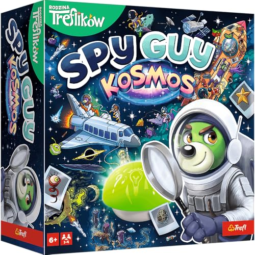 Trefl - Spy Guy Kosmos - Koop-Beobachtungsspiel, Elektronischer Timer, 17 Formplan, Familienbrettspiel Erwachsene und Kinder ab 6 Jahren Trefl - Spy Guy Kosmos - Koop-Beobachtungsspiel, Elektronischer Timer, 17 Formplan, Familienbrettspiel Erwachsene und Kinder ab 6 Jahren von Trefl