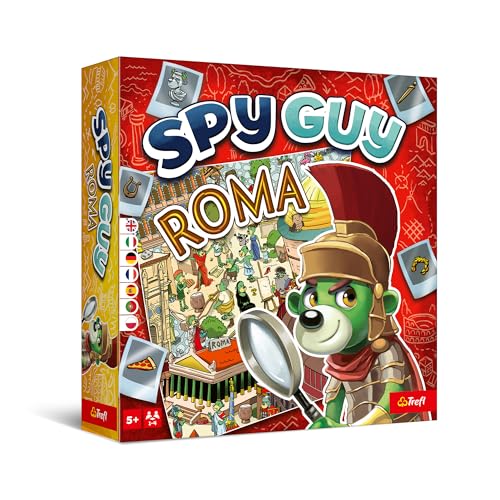 Trefl - Spy Guy Roma - Rom, Kooperatives Beobachtungsspiel, Riesiges Spielbrett, Familienbrettspiel Erwachsene und Kinder ab 5 Jahren Trefl - Spy Guy Roma - Rom, Kooperatives Beobachtungsspiel, Riesiges Spielbrett, Familienbrettspiel Erwachsene und Kinder ab 5 Jahren von Trefl