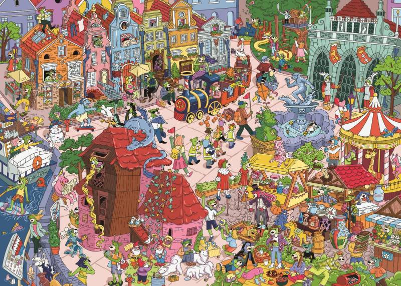 Trefl Spy Guy Lost Items: Gdansk, Poland - KAZSTUDIO SA Rodzina Treflikow 500 Teile Puzzle Trefl-37479 von Trefl
