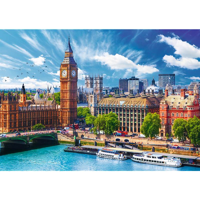 Trefl Sunny Day in London 500 Teile Puzzle Trefl-37329 von Trefl