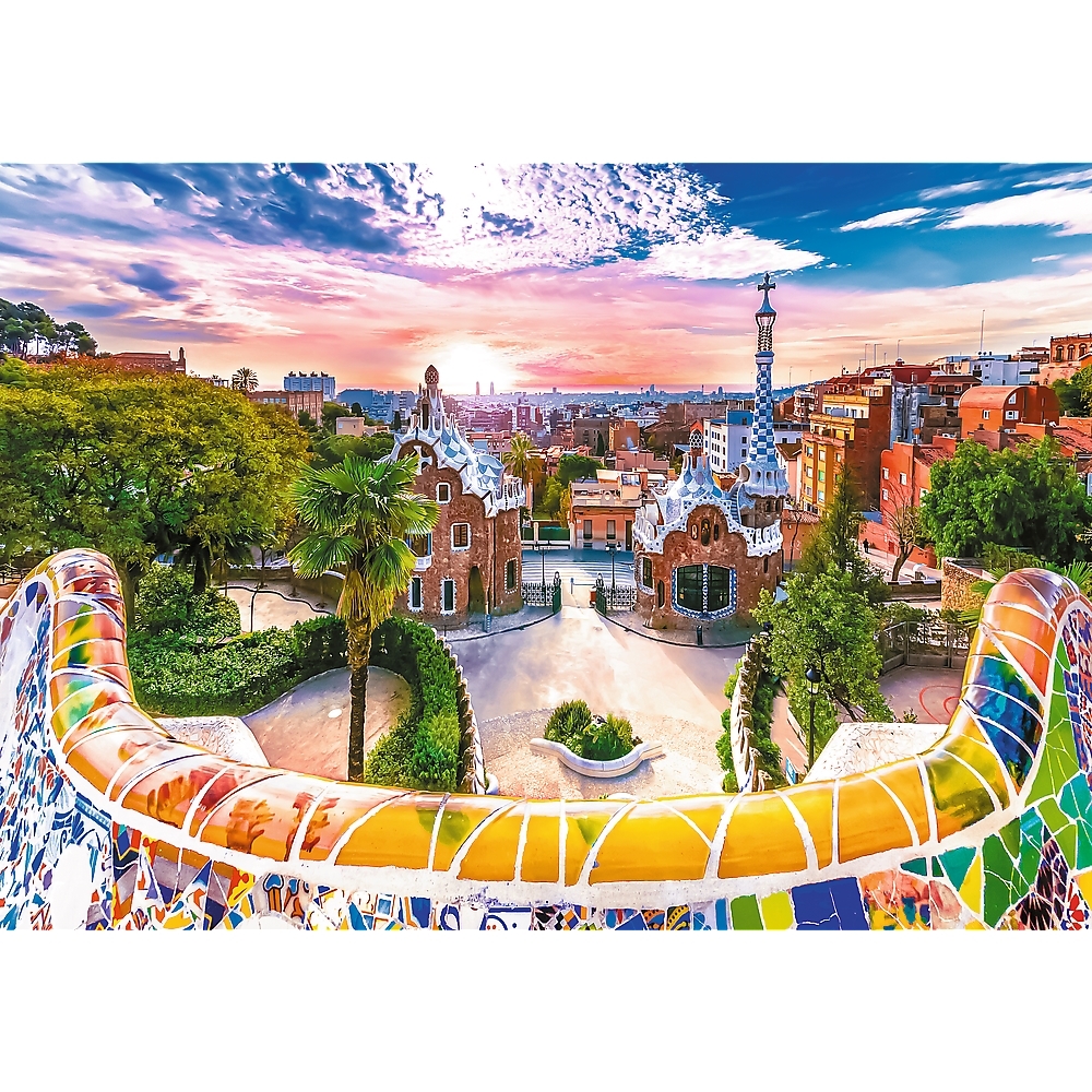 Trefl Sunset over Barcelona - Spain 1000 Teile Puzzle Trefl-10711 Trefl Sunset over Barcelona - Spain 1000 Teile Puzzle Trefl-10711 von Trefl
