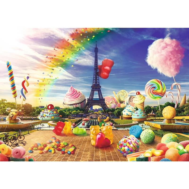Trefl Sweet Paris 1000 Teile Puzzle Trefl-10597 von Trefl