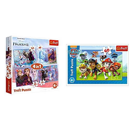Trefl TR34323 Eine Reise ins Unbekannte, Disney Frozen 2 von 35 bis 70 Teilen, 4 Sets, für Kinder ab 4 Jahren Puzzlebox, Mehrfarbig & Puzzle, Die Mission Ruft, PAW Patrol, 60 Teile, ab 4 Jahren Trefl TR34323 Eine Reise ins Unbekannte, Disney Frozen 2 von 35 bis 70 Teilen, 4 Sets, für Kinder ab 4 Jahren Puzzlebox, Mehrfarbig & Puzzle, Die Mission Ruft, PAW Patrol, 60 Teile, ab 4 Jahren von Trefl