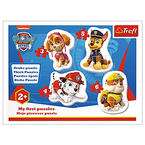 Trefl 916 36087 EA Baby Puzzle Paw Patrol, Coloured, Farbig von Trefl