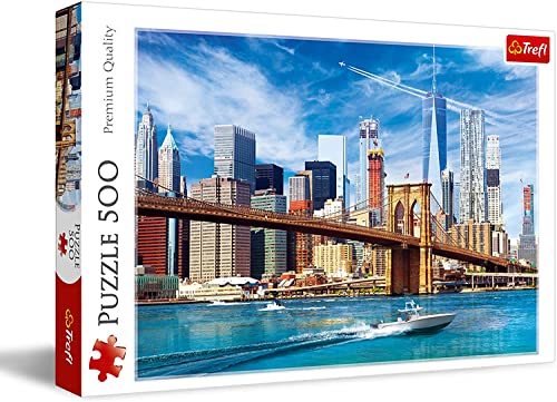 Trefl 916 37331 Ansicht von New York EA 500 Teile, Premium Quality, für Erwachsene und Kinder ab 10 Jahren 500pcs, Coloured von Trefl