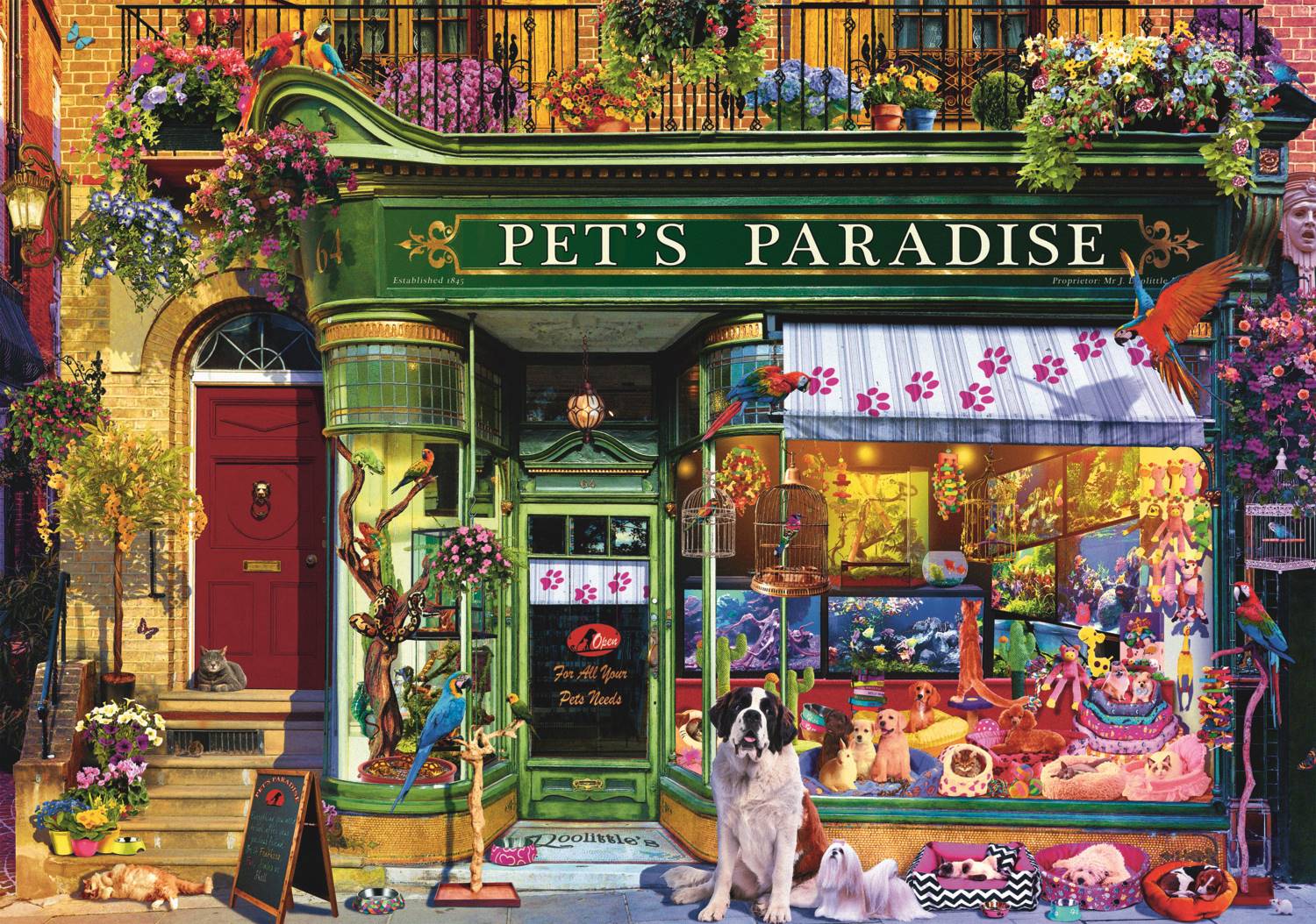 Trefl Tea Time: Pet's Paradise 1000 Teile Puzzle Trefl-10841 Trefl Tea Time: Pet's Paradise 1000 Teile Puzzle Trefl-10841 von Trefl