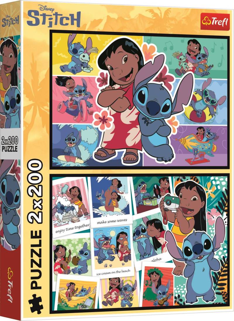 Trefl The Happy Life of Stitch - Disney Lilo & Stitch 200 Teile Puzzle Trefl-13334 von Trefl