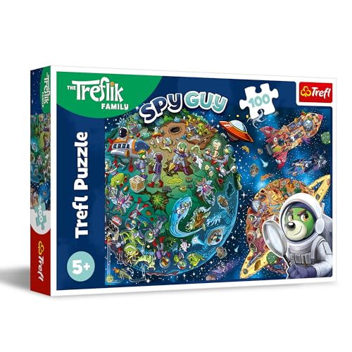 Trefl - The Treflik Family, Trefliks im Weltall - Puzzle 100 Teile - Buntes Puzzle, kreative Unterhaltung, Spaß für Kinder ab 5 Jahren Trefl - The Treflik Family, Trefliks im Weltall - Puzzle 100 Teile - Buntes Puzzle, kreative Unterhaltung, Spaß für Kinder ab 5 Jahren von Trefl