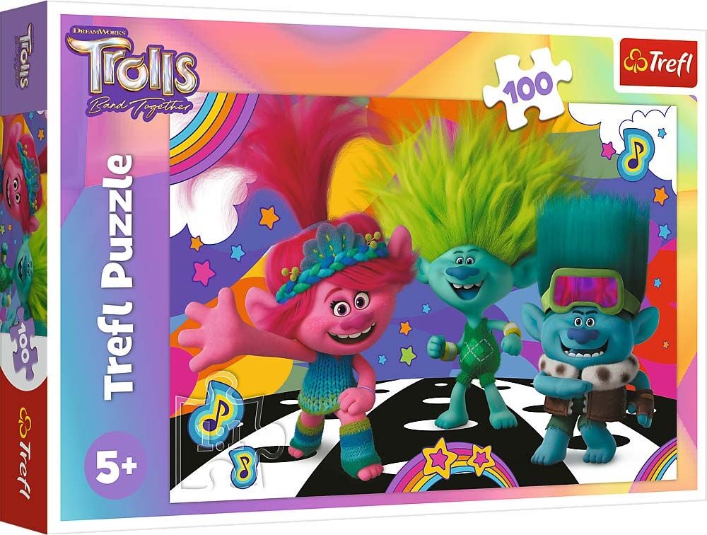 Trefl Trolls Puzzle 100 Teile von Trolls