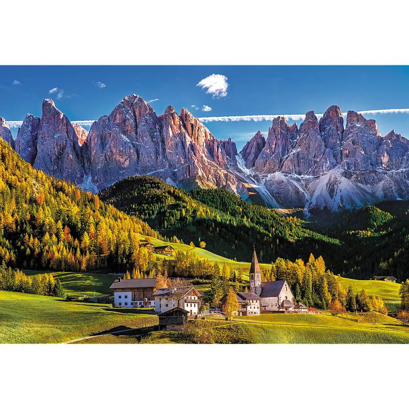 Trefl Val di Funes Valley, Dolomites, Italy 1500 Teile Puzzle Trefl-26163 von Trefl