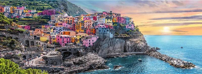 Trefl Vernazza at sunset, Italy 500 Teile Puzzle Trefl-29516 von Trefl