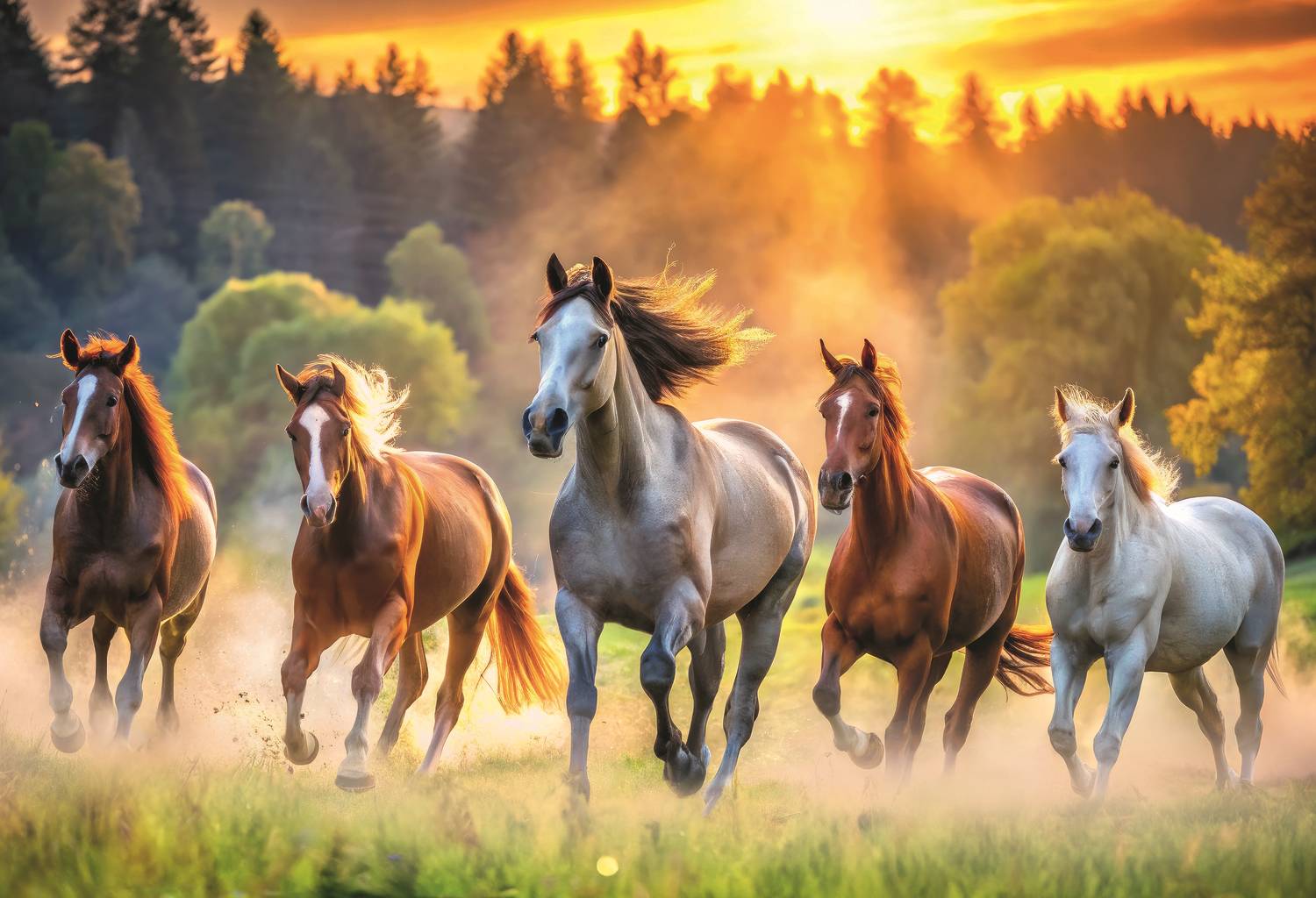 Trefl Wild horses 1500 Teile Puzzle Trefl-26215 Trefl Wild horses 1500 Teile Puzzle Trefl-26215 von Trefl