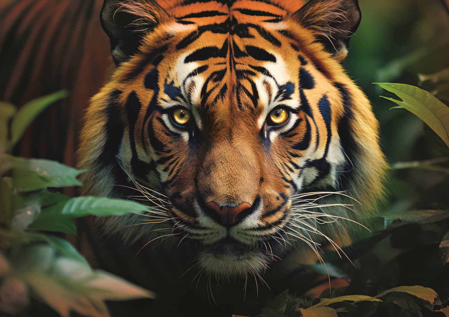 Trefl Wilder Tiger 1000 Teile Puzzle Trefl-10798 von Trefl