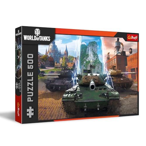 Trefl - World of Tanks: Actionzeit! - Puzzle 500 Teile - DIY Puzzle, Kreative Unterhaltung, für Erwachsene und Kinder ab 10 Jahren Trefl - World of Tanks: Actionzeit! - Puzzle 500 Teile - DIY Puzzle, Kreative Unterhaltung, für Erwachsene und Kinder ab 10 Jahren von Trefl