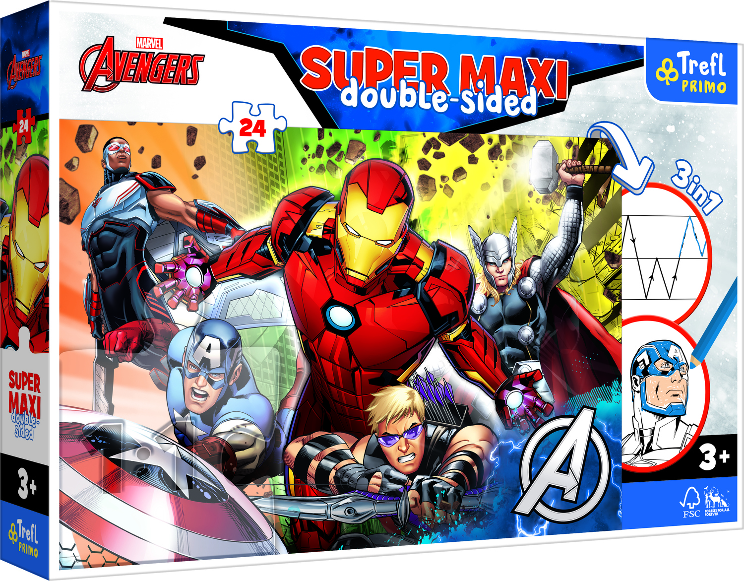 Trefl XXL Teile - Avengers 24 Teile Puzzle Trefl-41007 Trefl XXL Teile - Avengers 24 Teile Puzzle Trefl-41007 von Trefl