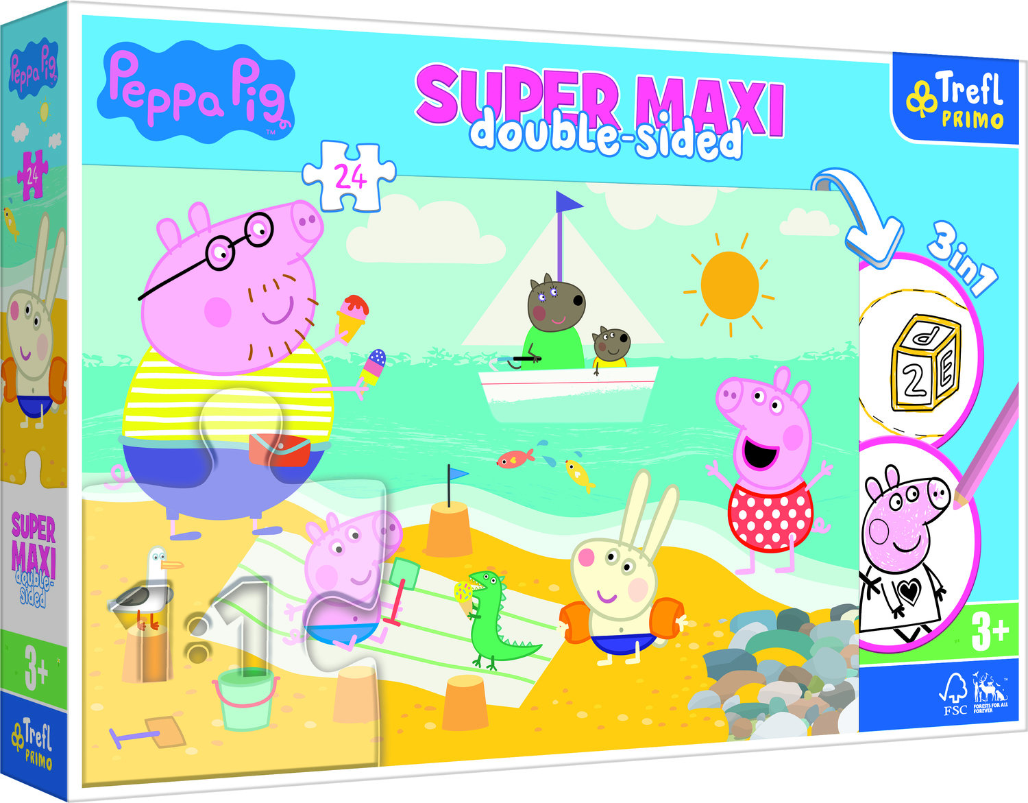 Trefl XXL Teile - Happy Peppa Pig Day 24 Teile Puzzle Trefl-41010 Trefl XXL Teile - Happy Peppa Pig Day 24 Teile Puzzle Trefl-41010 von Trefl