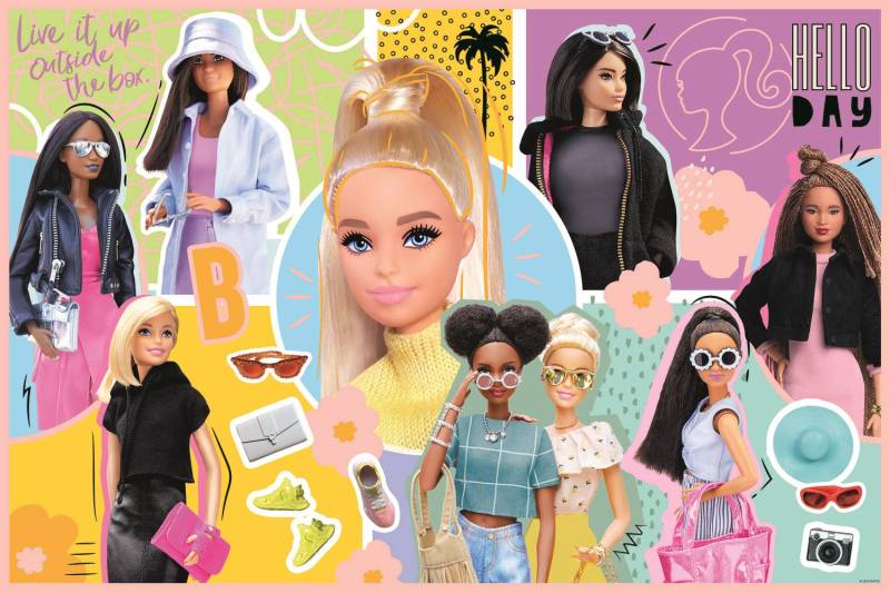 Trefl Ihre Lieblings-Barbie - Mattel, Barbie 300 Teile Puzzle Trefl-23025 von Trefl