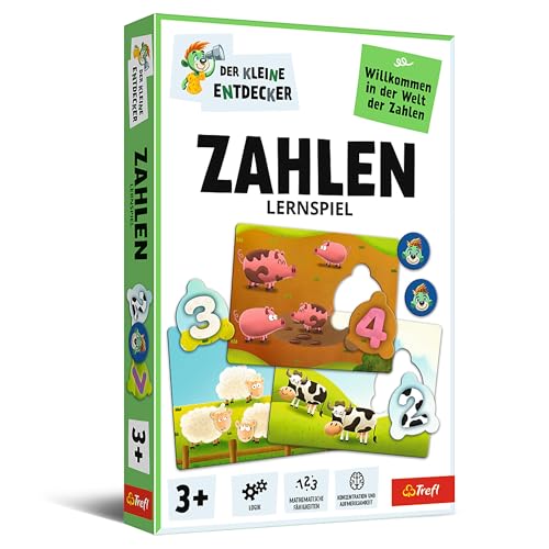 Trefl Zahlen – Kleiner Entdecker Lernspiel für Kinder ab 3 Jahren von Trefl