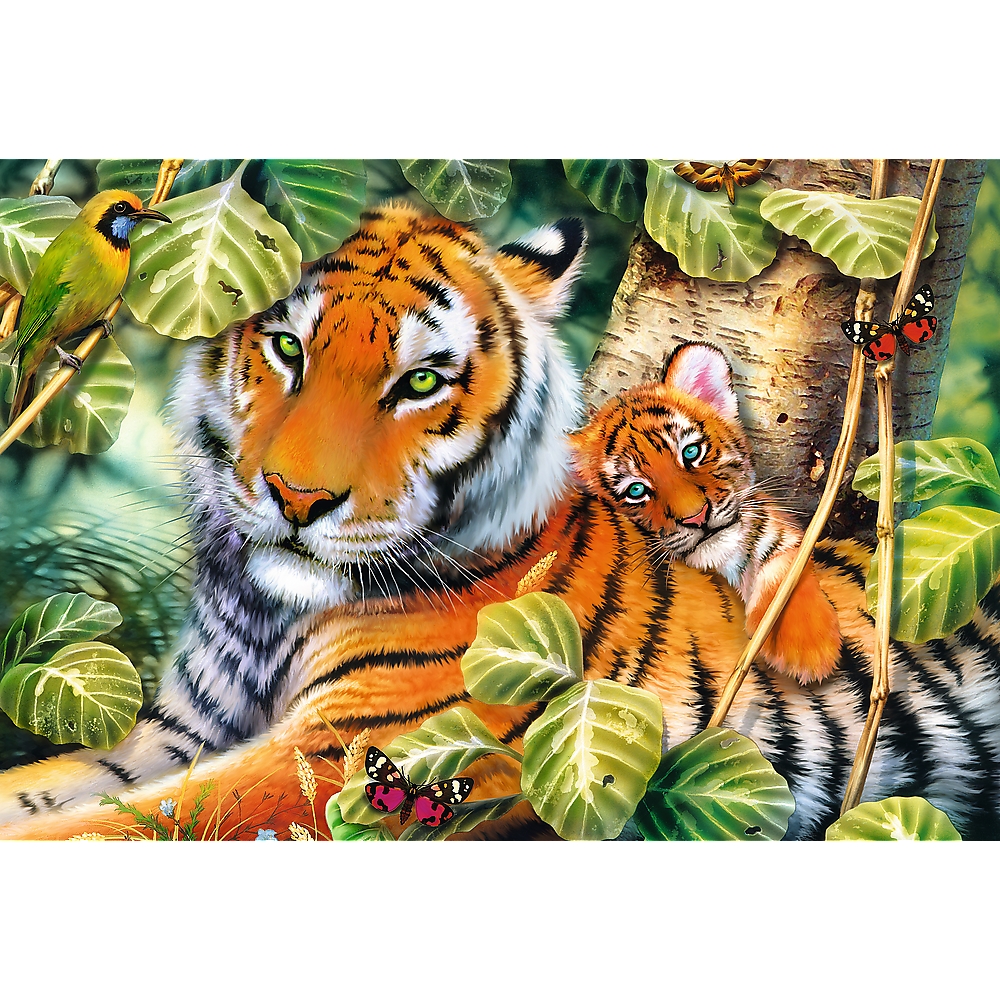 Trefl Zwei Tiger 1500 Teile Puzzle Trefl-26159 von Trefl