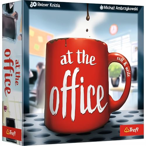 Trefl - at The Office - Family Strategiespiel, Planung, Teammanagement, Erhalten Sie den Titel des Jahres, Spiel Erwachsene und Kinder ab 8 Jahren von Trefl