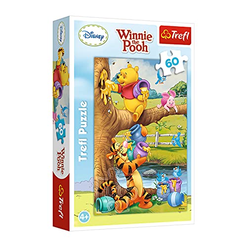 Trefl, Puzzle, Ein kleines Bisschen, Disney Winnie the Pooh, 60 Teile, für Kinder ab 4 Jahren von Trefl