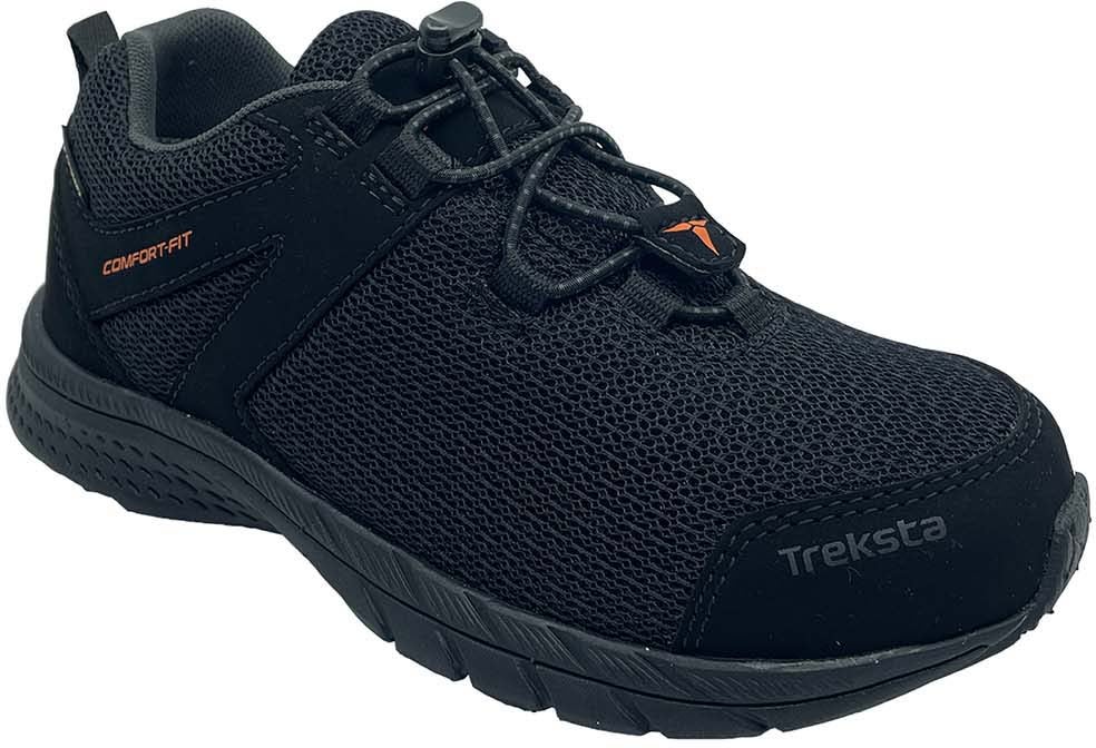 Treksta Clip GTX Kinder Sneakers, Black/Orange, 28, Kinderschuhe von Treksta