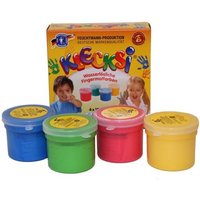 KLECKSi Basic Mini - 4 Farben in Dosen farbl. Sortiert a 150 g von TrendAlliance GmbH