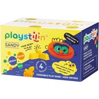 Playstilin Sandy - Formbarer Spielsand - Box - 4fach farbl. sort. von TrendAlliance GmbH